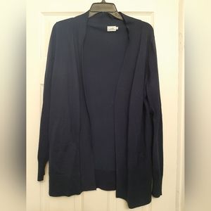 Navy blue Cardigan womens size XL New without tags